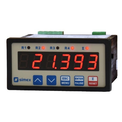 Simex SPP-94 Flow Meter, Batcher & Totalizer with 4-20 mA Input